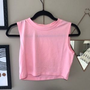 Pink Crop Top
